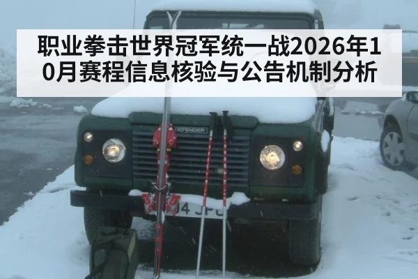 职业拳击世界冠军统一战2026年10月赛程信息核验与公告机制分析